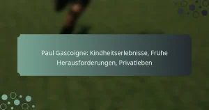 Paul Gascoigne: Kindheitserlebnisse, Frühe Herausforderungen, Privatleben
